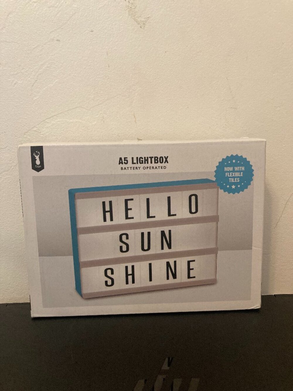 Typo Lightbox with all letters included